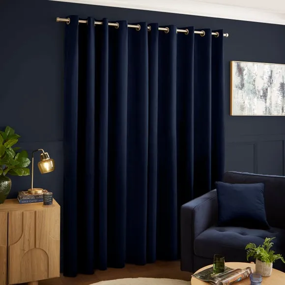 Luxe Velour Eyelet Curtains (Blackout Available) 4