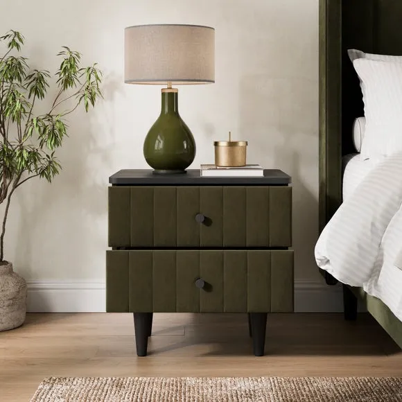 Alara 2 Drawer Bedside Table 2