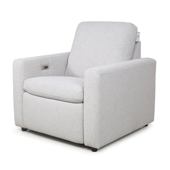 Zaria Boxy Basketweave Power Recliner Armchair 5