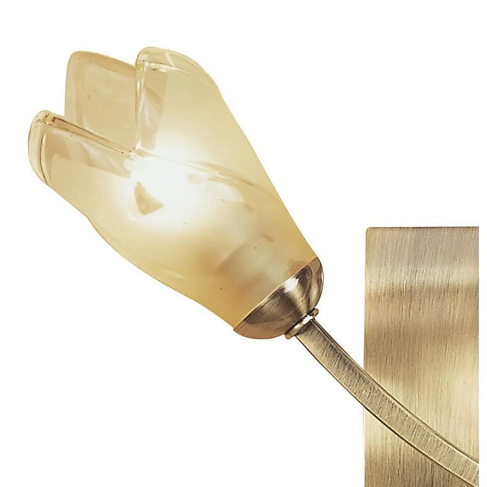 Netlighting Pietra Wall Lamp Switched 2 Light G9 Antique Brass in Bronze 5