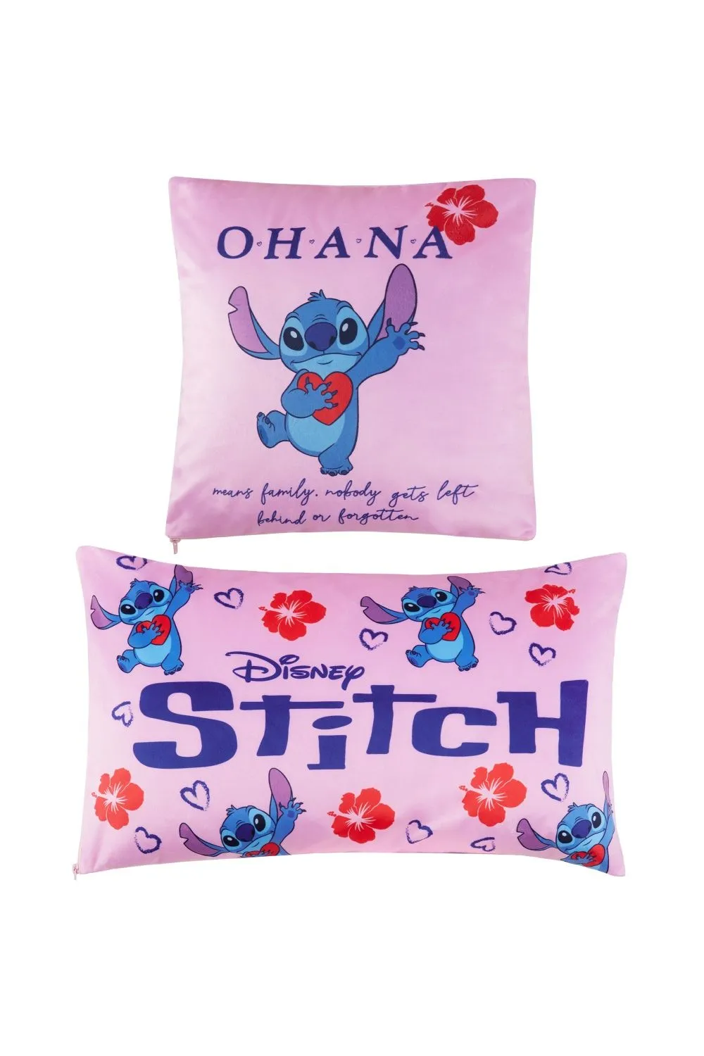 Disney Stitch Pink Cushion Covers 2 Pack