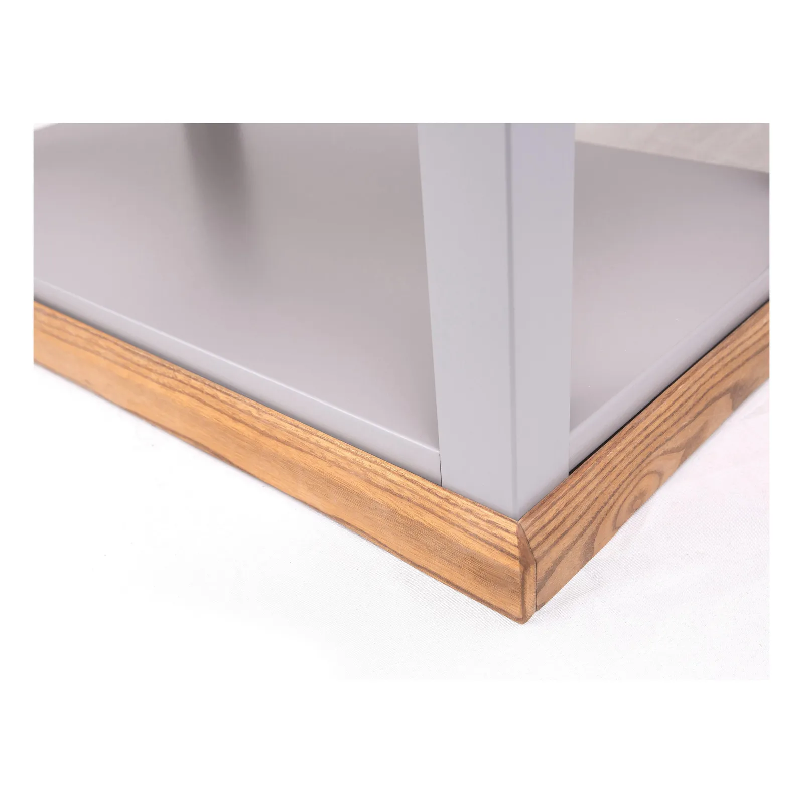Cabinet Bits Coffee Table with Shelf - H45 W100 D60cm in Mid Grey 5