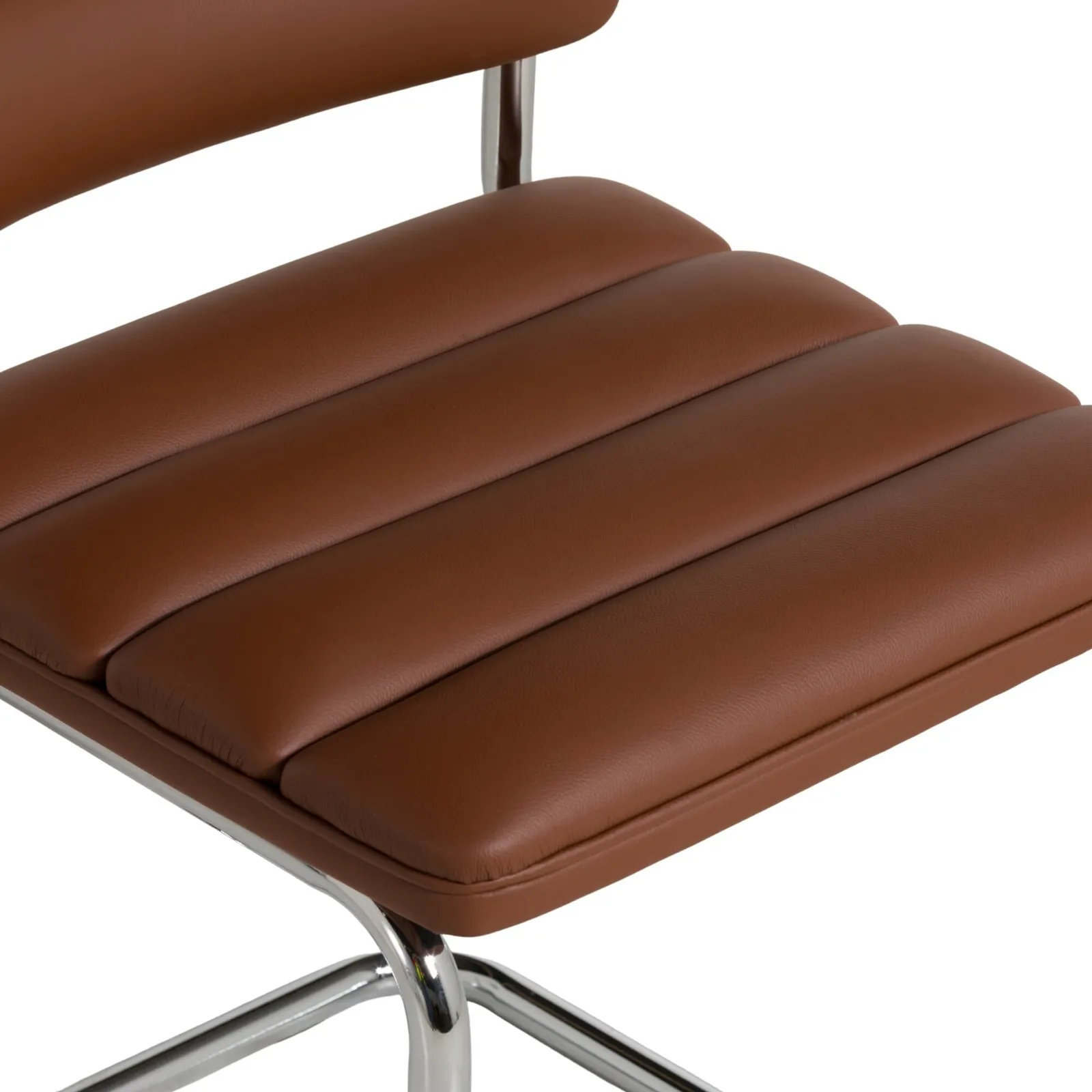 Marti Dining Chair, Brown Leather | Barker & Stonehouse 4