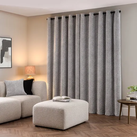 Tabitha Chenille Eyelet Curtains 4