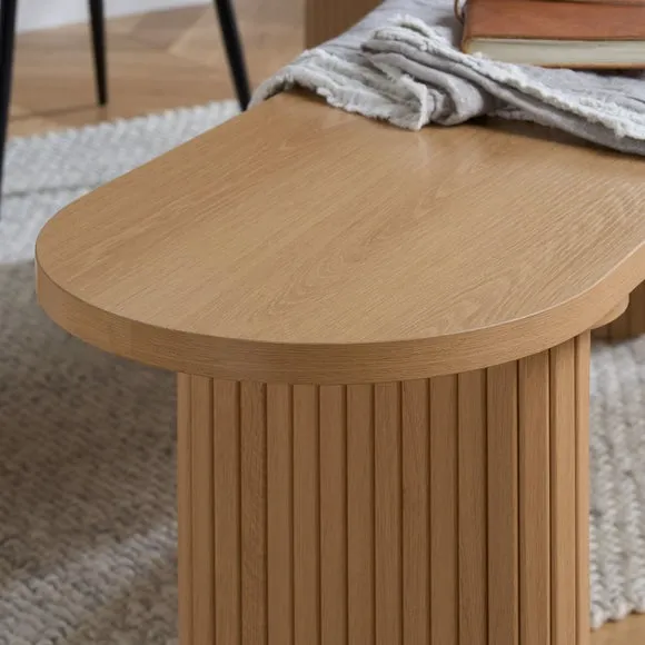 Axel Fluted Oval Bench 5