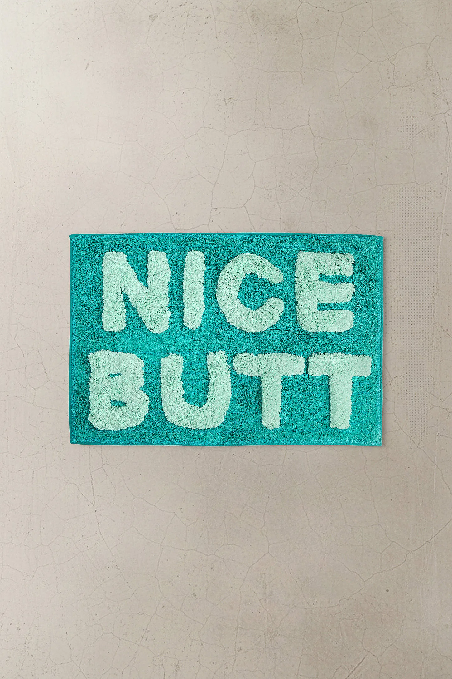 Green Nice Butt Bath Mat - Green