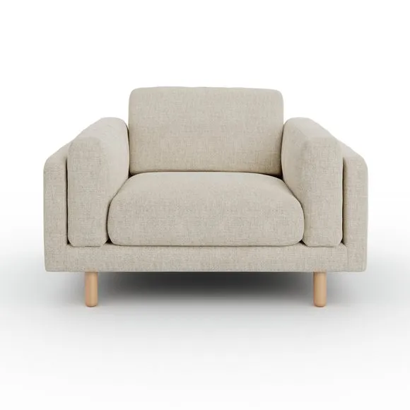 Newton Chunky Tonal Weave Snuggle Chair 6