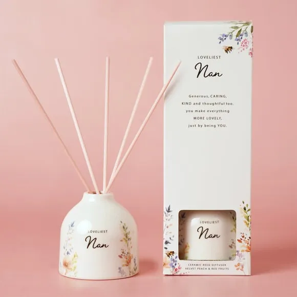 The Cottage Garden Ceramic Reed Diffuser Nan, Multi