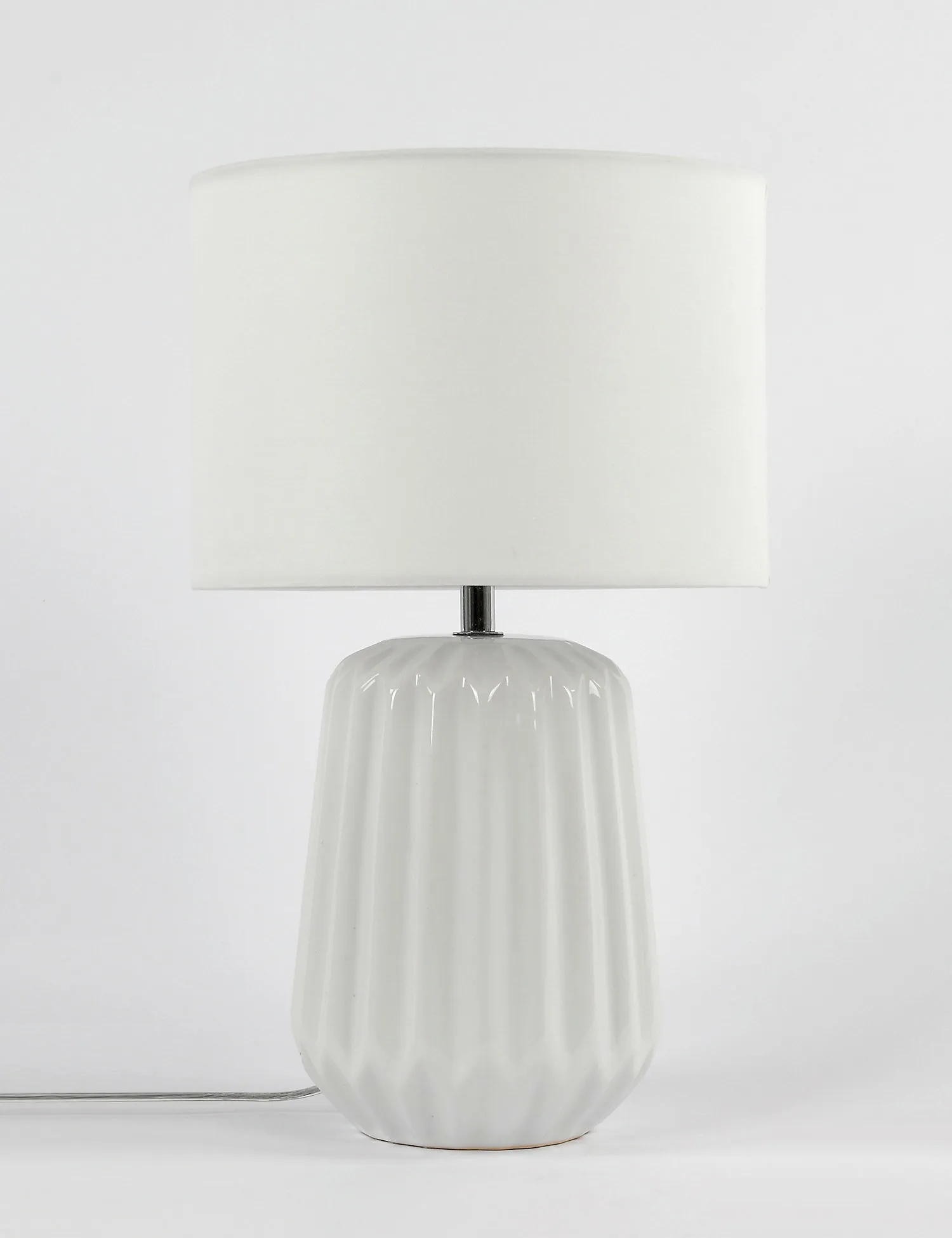 M&S Ceramic Geometric Table Lamp