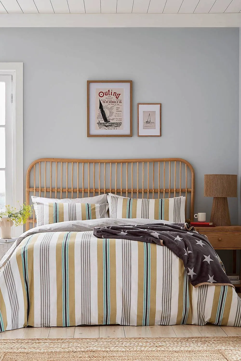 Helena Springfield 'Huntington Stripe' Cotton Duvet Cover Set 1