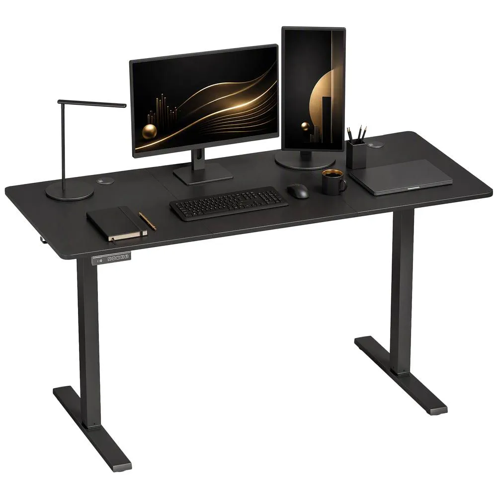 HOMCOM Standing Desk Memory Control Adjustable Black