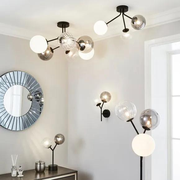 Nila 6 Light Semi Flush Ceiling Light 5