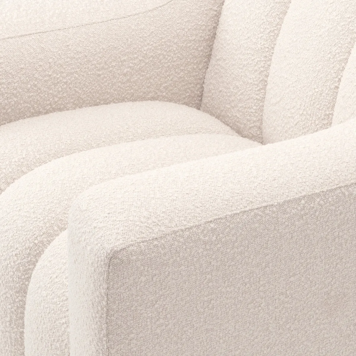 Eichholtz Kelly Armchair, White Fabric | Barker & Stonehouse 4