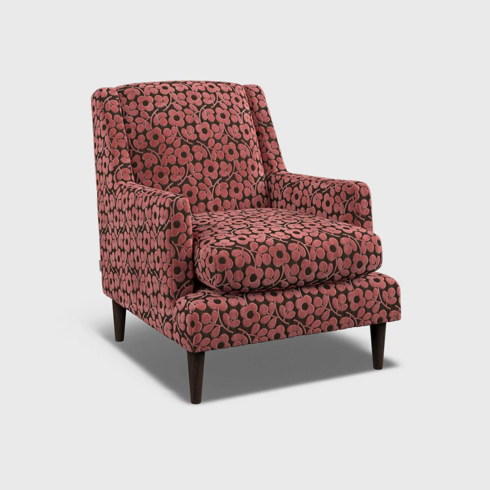 Orla Kiely Spiddal Accent Chair, Pink Fabric | Barker & Stonehouse