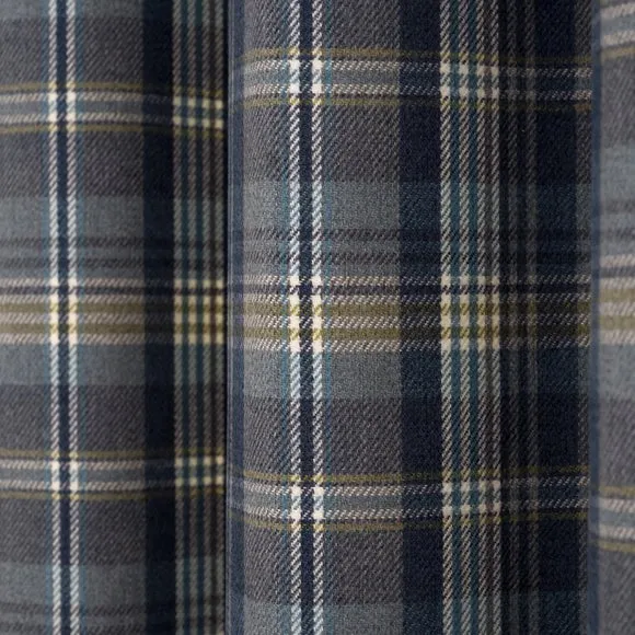 Kenmore Check Eyelet Curtains 3