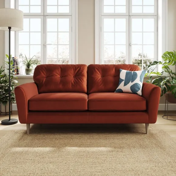 Sven Opulent Velvet 3 Seater Sofa 1