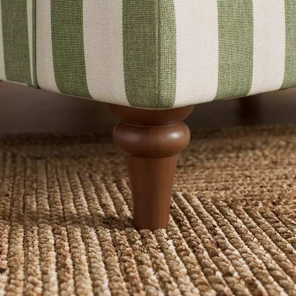 Beatrice II Woven Stripe Single Snuggle Sofa Bed 4