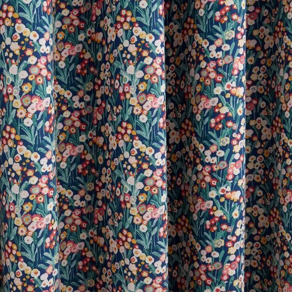 Harriet Meadow Polycotton Blackout Eyelet Curtains 2