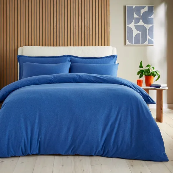 Elements 100% Cotton Jersey Plain Duvet Cover & Pillowcase Set​ 1