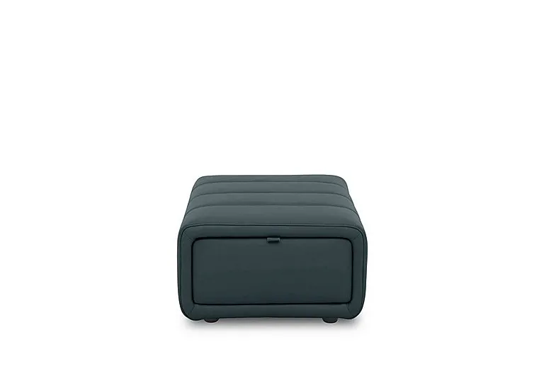 Elphaba Leather Storage Footstool
