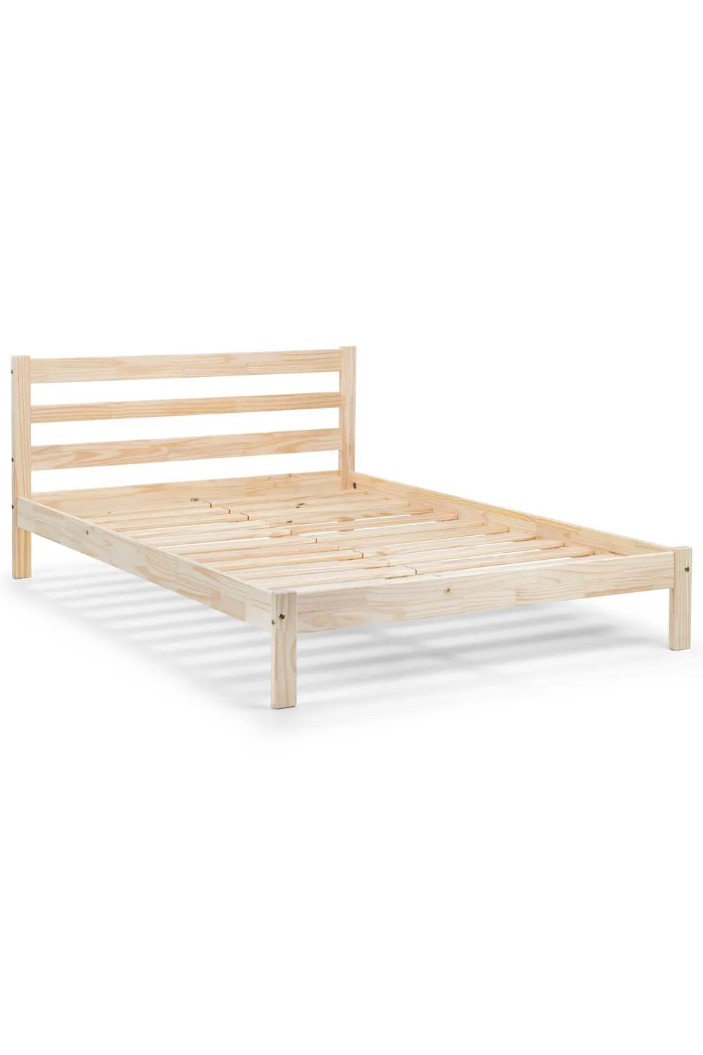 Julian Bowen Sami Double Unfinished Solid Pine Bed in Natural 2