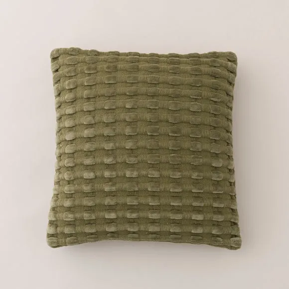 Velvet Looped Square Cushion 3