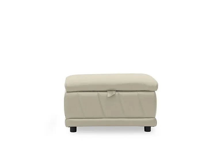 Genius Leather Storage Footstool