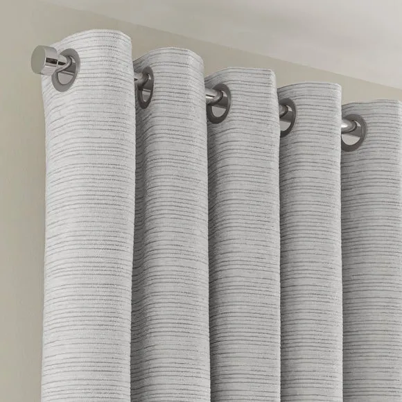 Hemmingway Chenille Eyelet Curtains 1