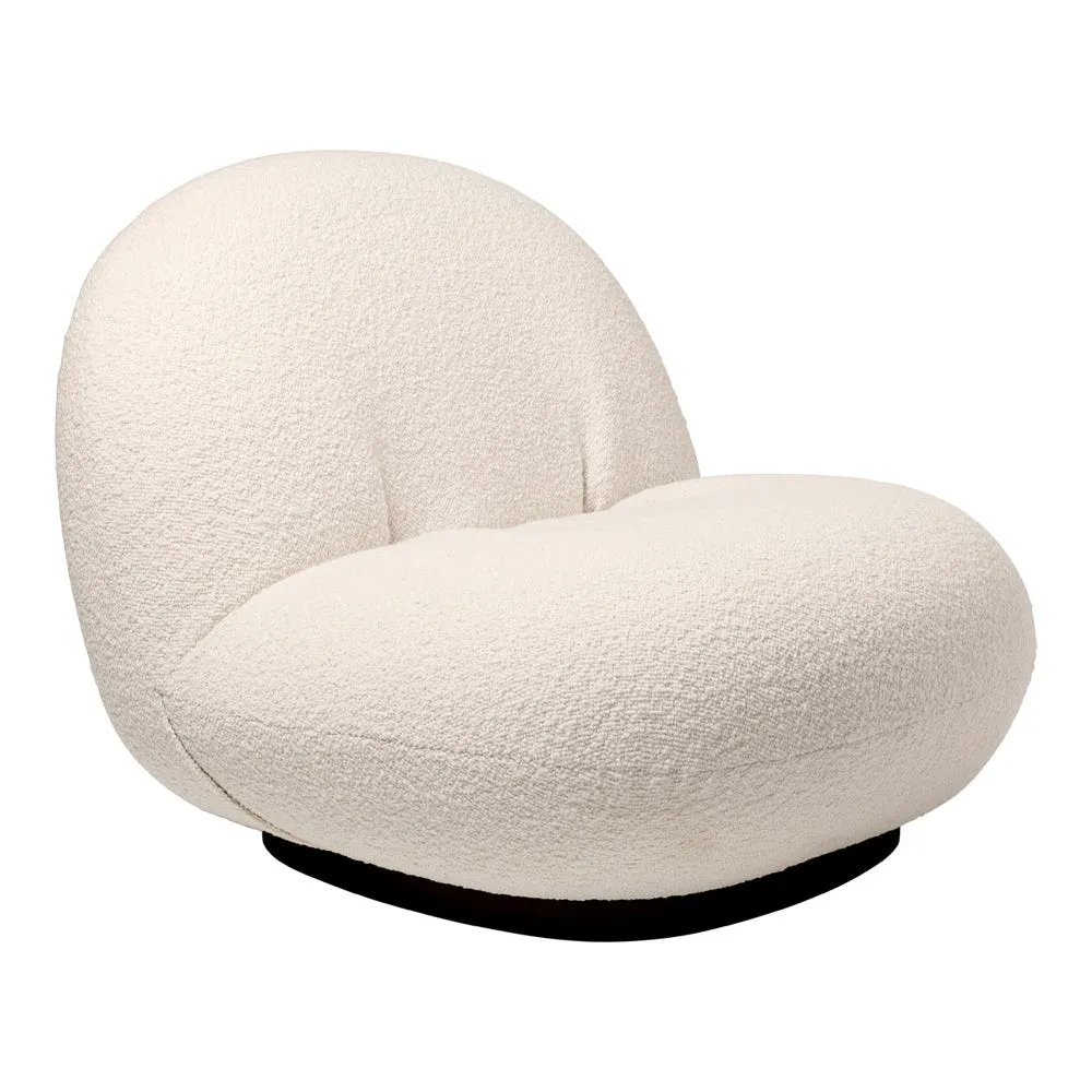 Gubi Pacha Lounge Chair with Matt Black Base 2