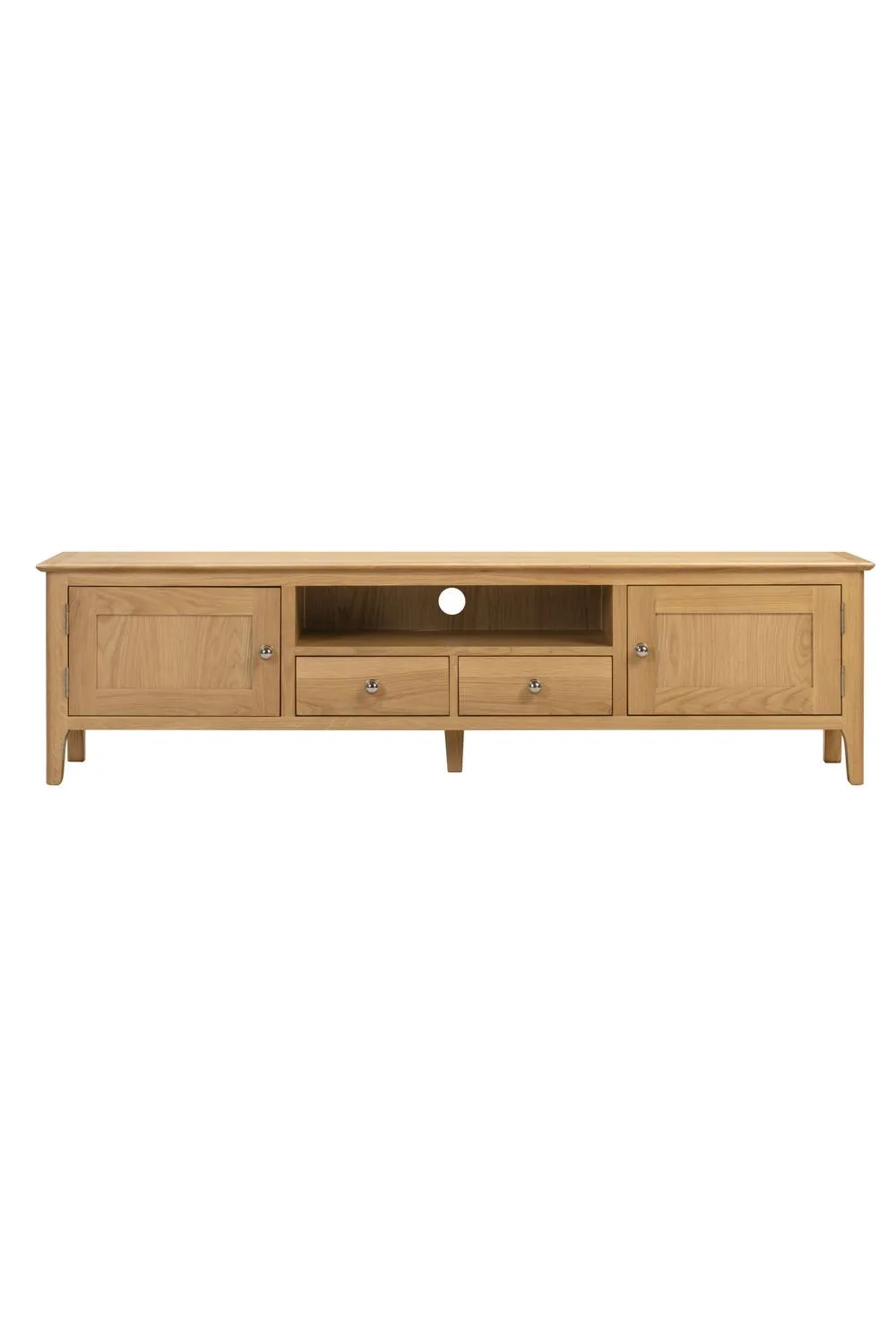 Julian Bowen Cotswold Wide TV Unit in Light Oak 4