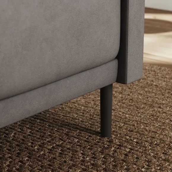 Amali Corner Dining Bench, Faux Leather 4