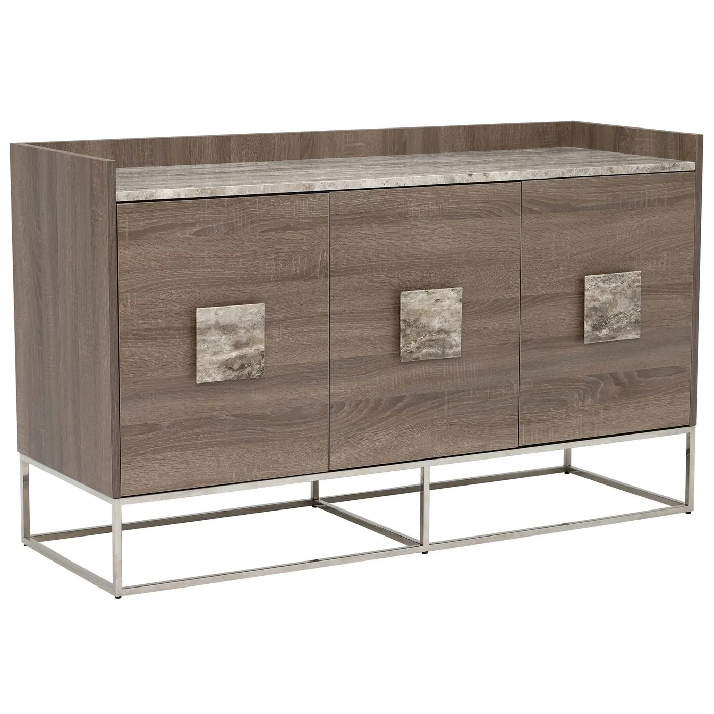 Minola Sideboard, Glam Travetine and Oak Truffle