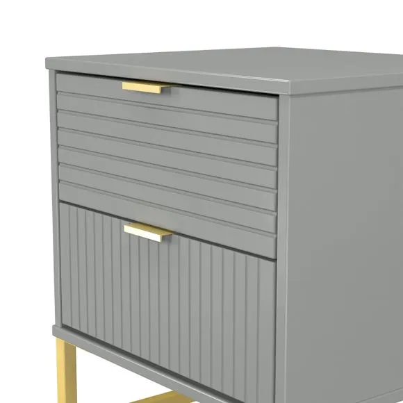 Harborne 2 Drawer Bedside Table 5