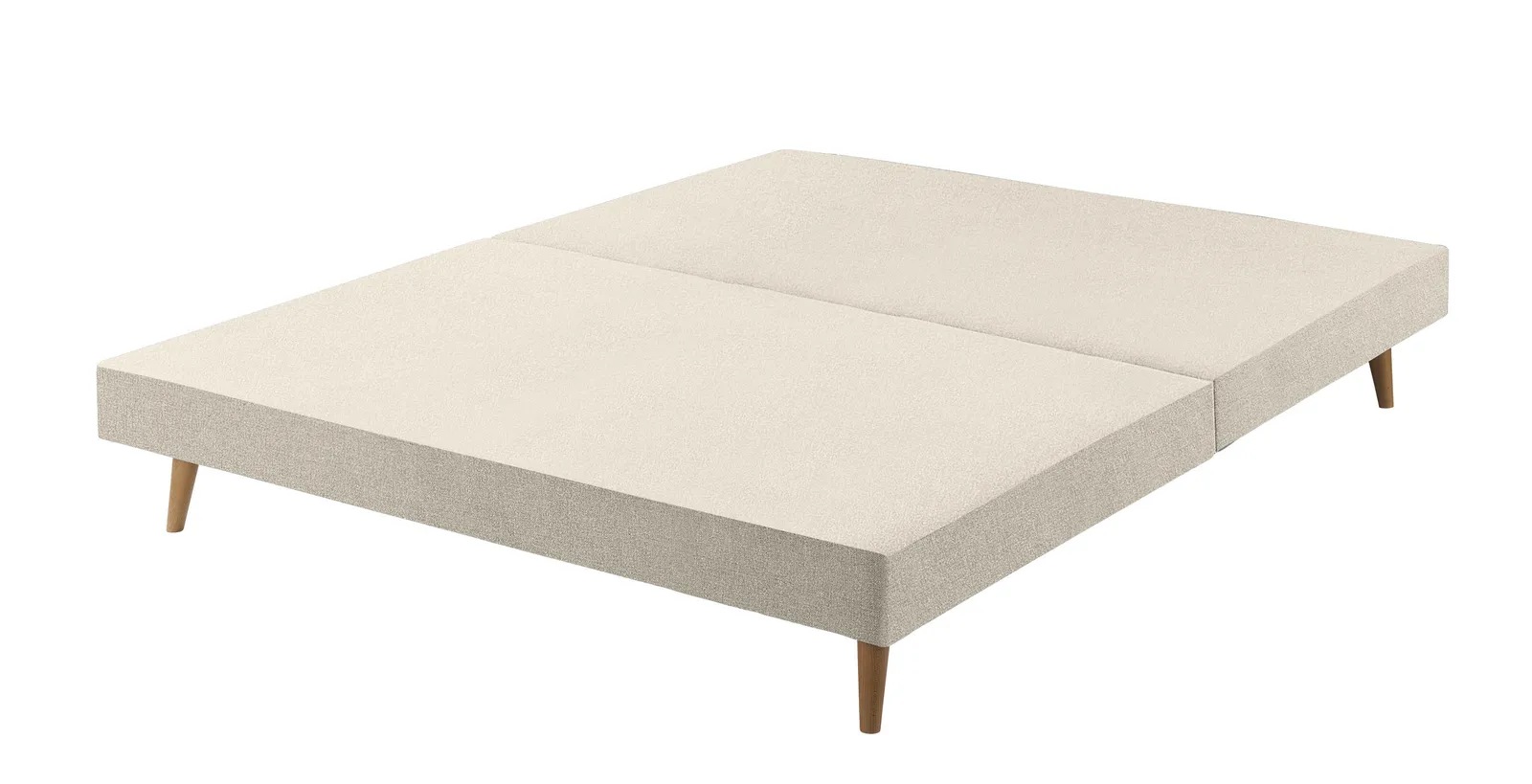 Classic Slim Divan Base, Super King - Mole Pebble