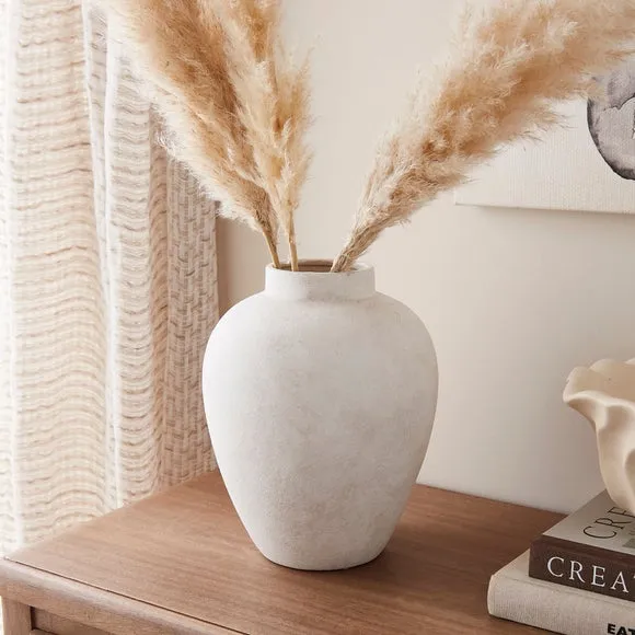Concrete Effect Urn Vase