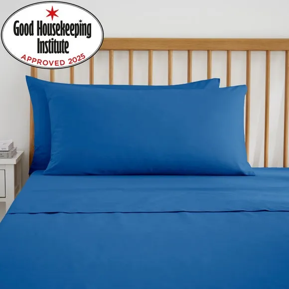 Pure Cotton Kingsize Pillowcase Pair
