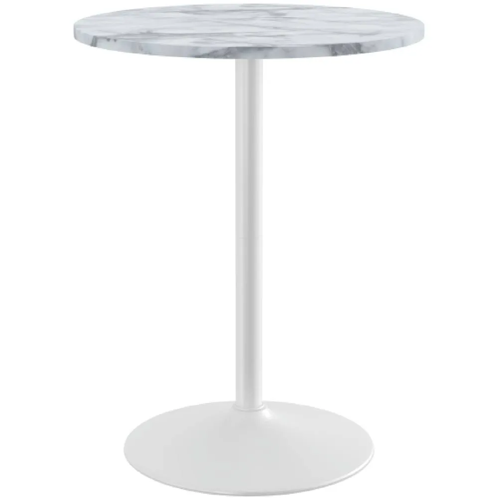 netfurniture Richmond White Poseur Table