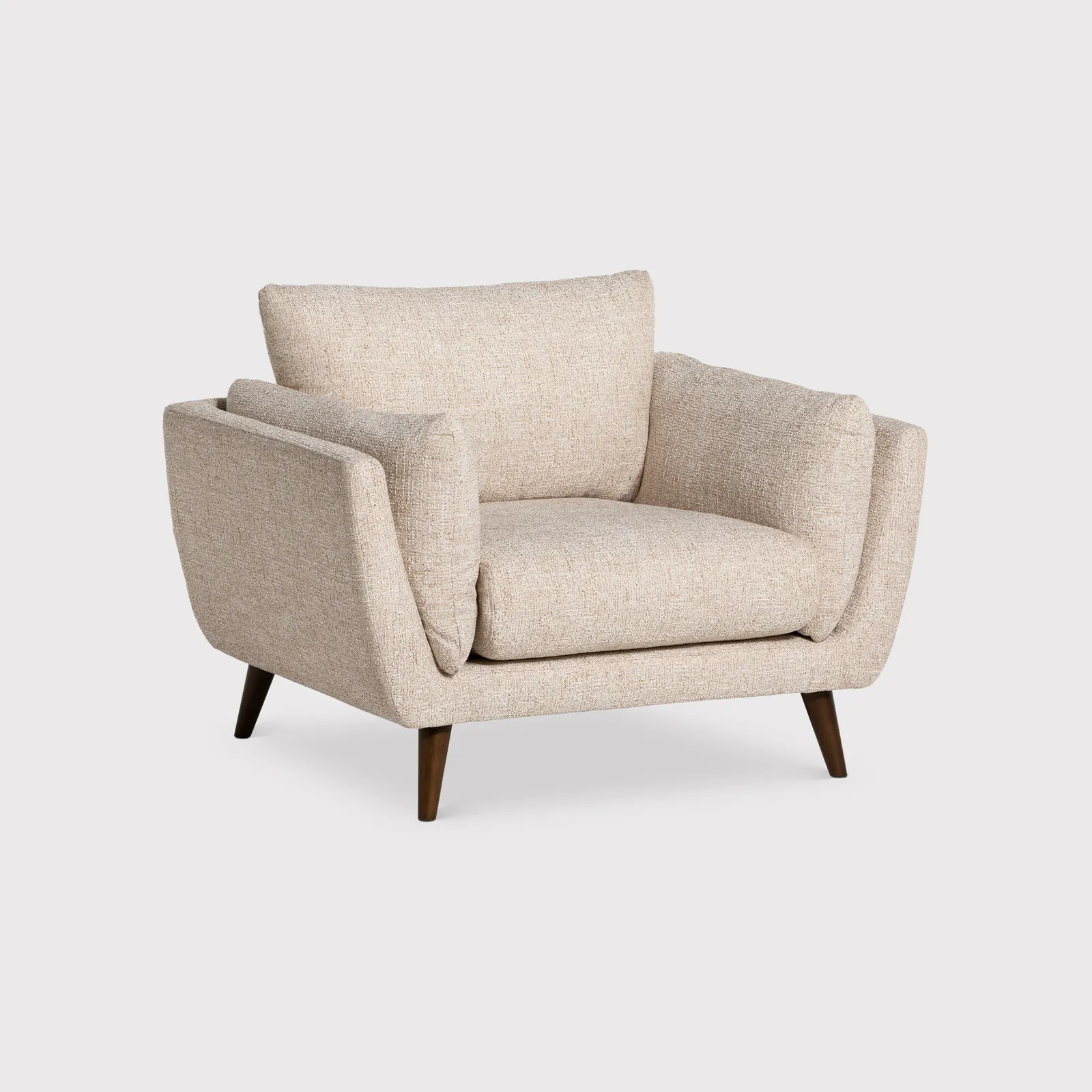 Malmo Armchair, White Fabric | Barker & Stonehouse