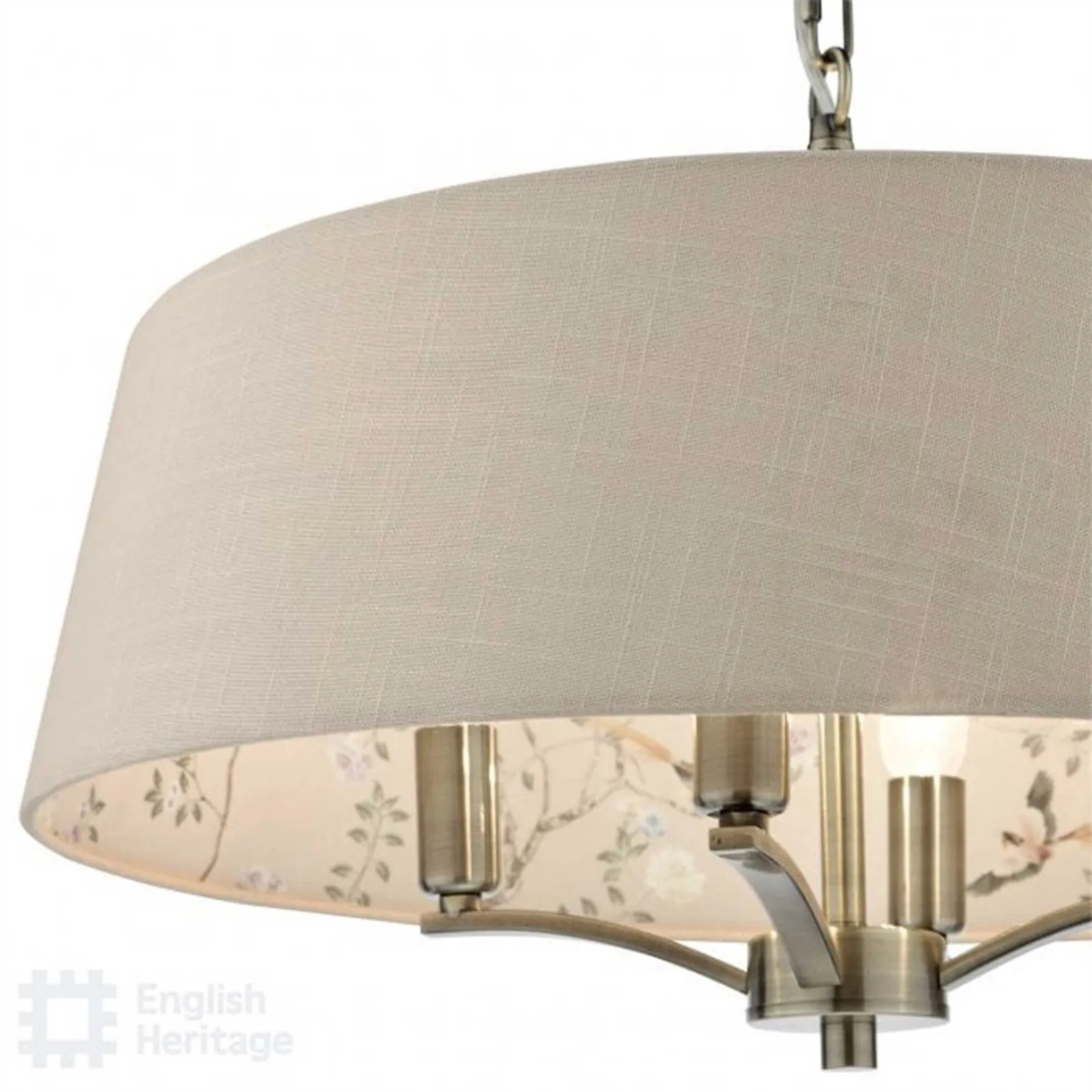 Marble Hill 4 Light Pendant, Neutral Metal | Barker & Stonehouse 3