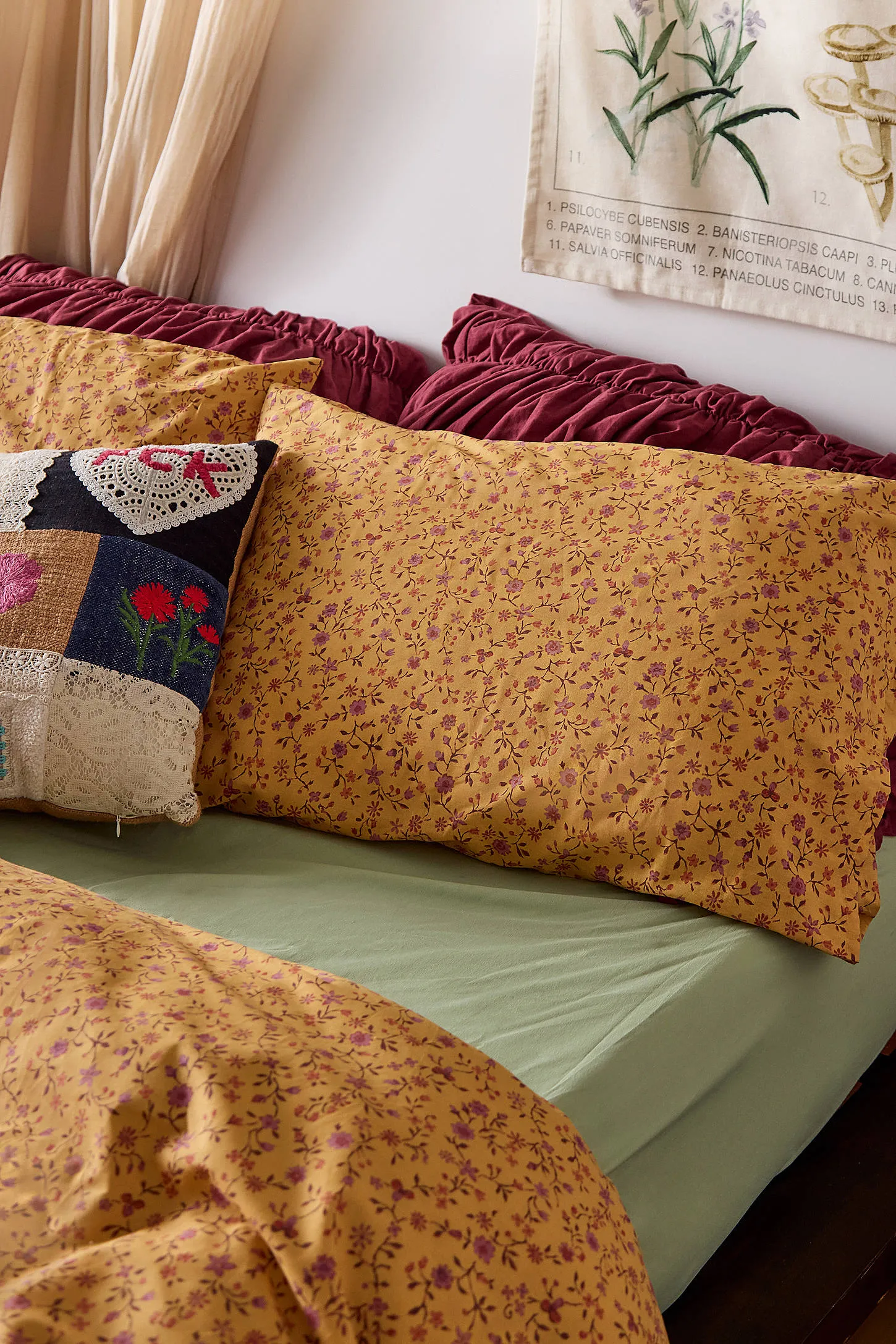 Clarissa Duvet Set - Yellow 4