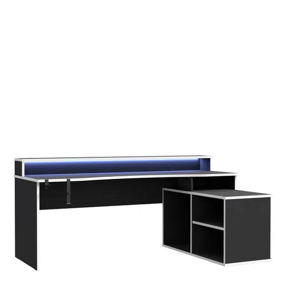 Furniture To Go Tezaur 3 Shelf Gaming Desk 2