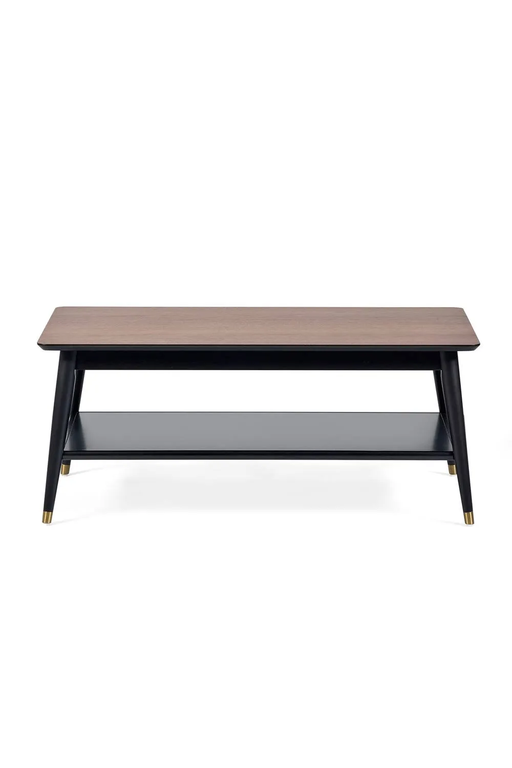 Julian Bowen Findlay Rectangular Coffee Table with Shelf in Walnut 3