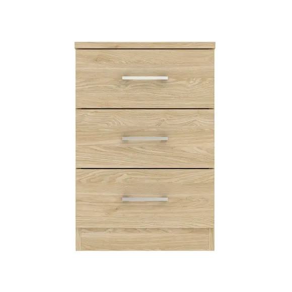 Foster 3 Drawer Bedside Table 2