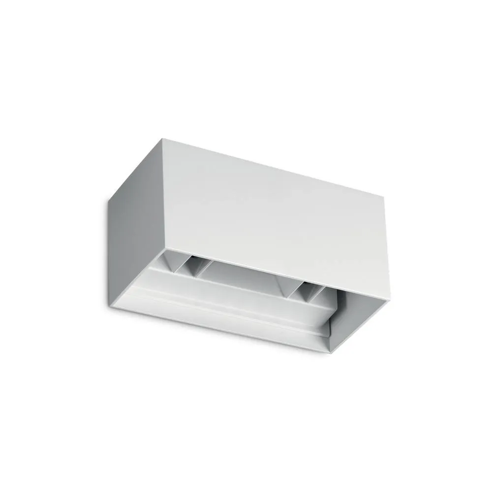 Netlighting Atom 20cm Outdoor Up Down Wall Lamp White 4x LED 2400lm 4000K IP54