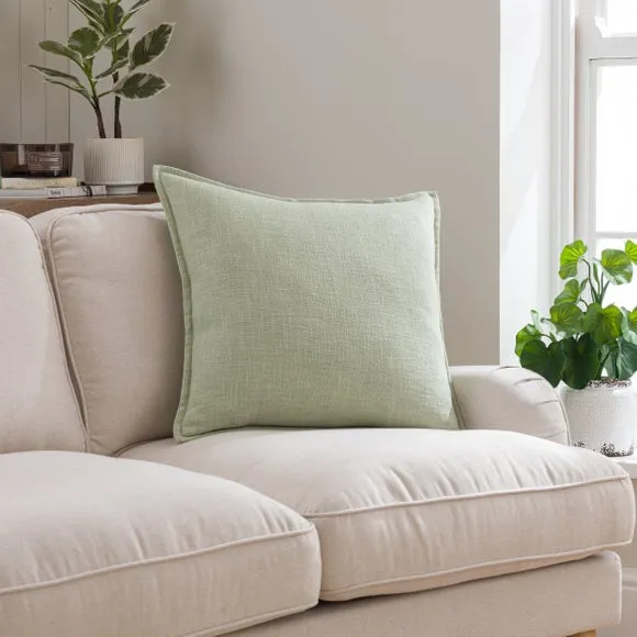 Westcott Cotton Slub Square Cushion 1