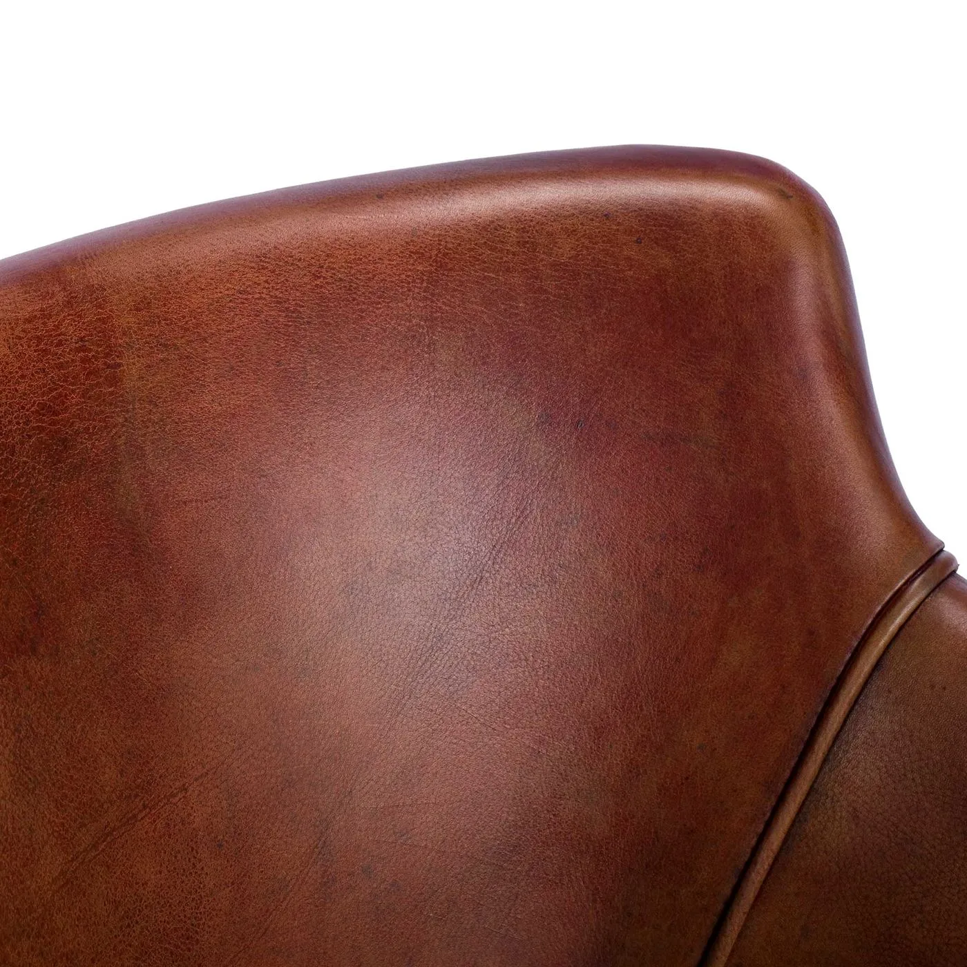 Timothy Oulton Lannister Dining Chair, Brown Leather | Barker & Stonehouse 3