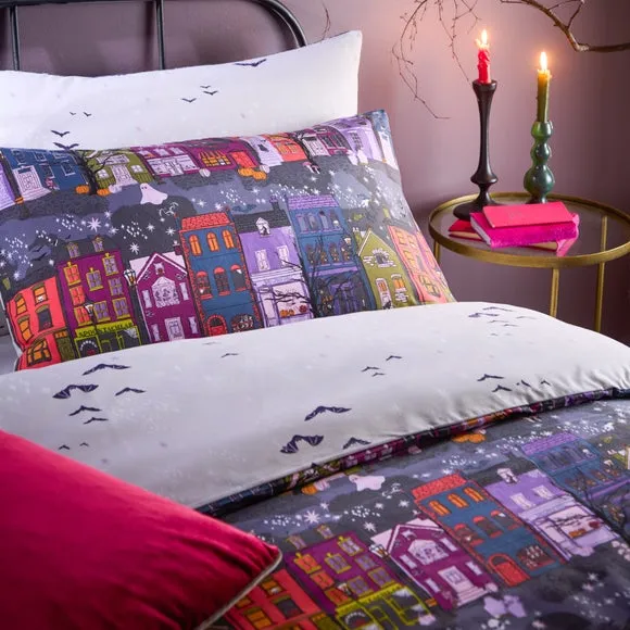 Creepy Town Polycotton Duvet Cover and Pillowcase Set 5
