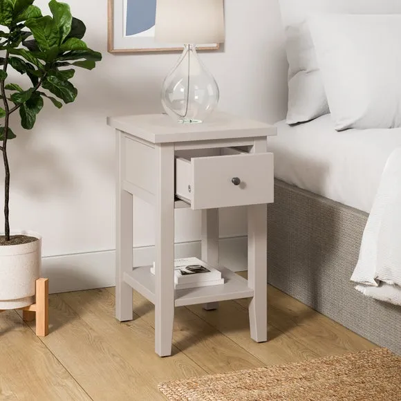 Lynton 1 Drawer Compact Bedside Table 2