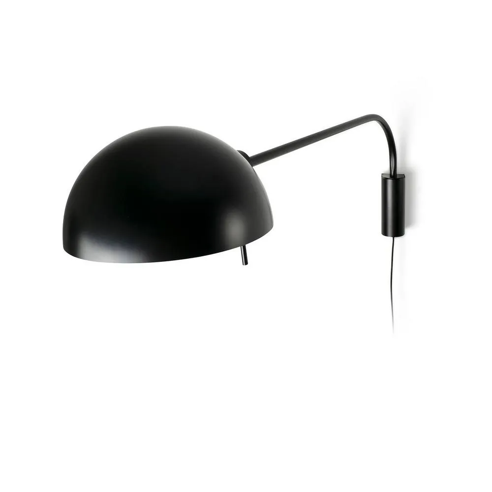 Netlighting Dominica Extra Large Dome Wall Lamp Matt Black 6