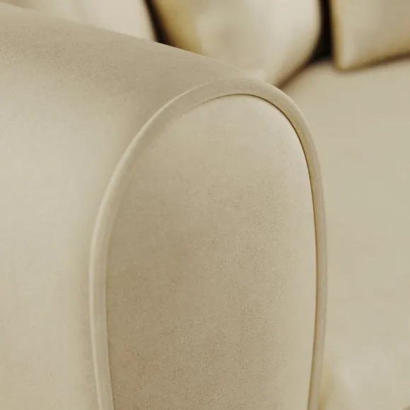 Blake Curved Arm Opulent Velvet 3 Seater Sofa 4